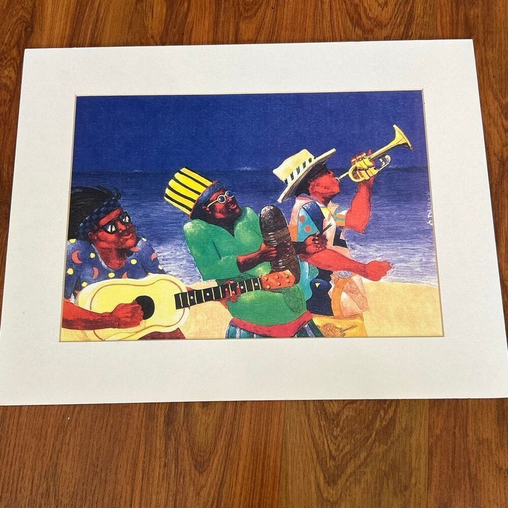 New Don Dahlke framed art print titled "Jam Band" by artist Don Dahlke, featurin